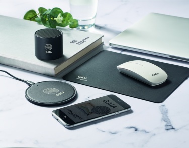 Logo trade business gift photo of: Recycled PU wireless speaker