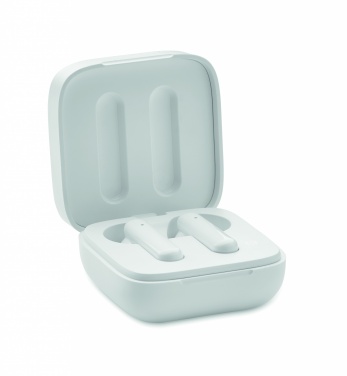 Logo trade promotional gifts picture of: TWS earbuds with solar charger