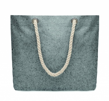 Logo trade corporate gifts image of: Cord handle beach bag 220gr/m²