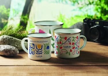 Logotrade promotional items photo of: Enamel sublimation mug 200ml