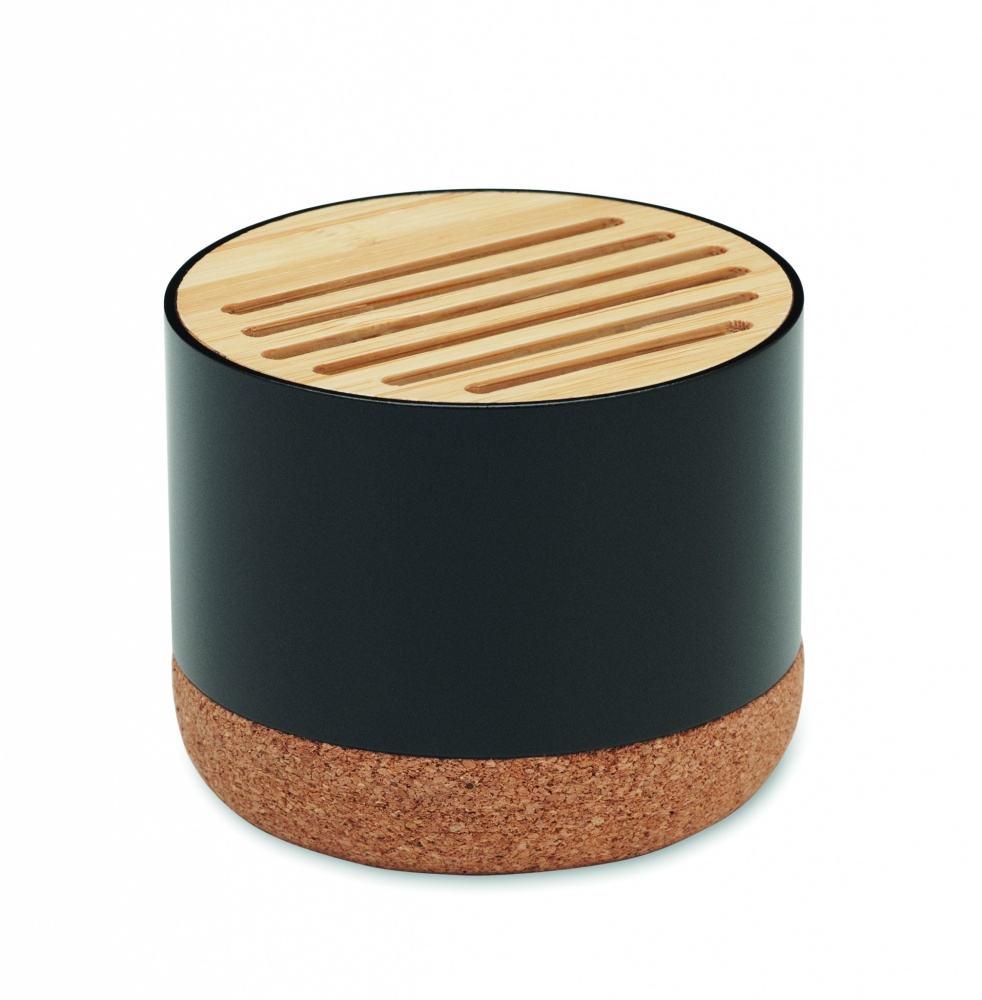 Logotrade promotional giveaway picture of: Cork and aluminium speaker