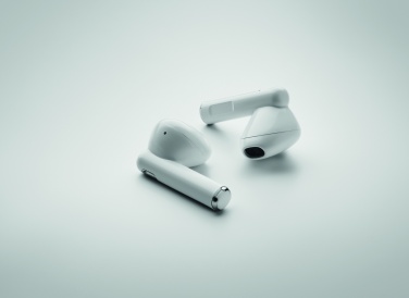 Logo trade promotional items image of: TWS earbuds with charging base