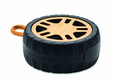 Logo trade promotional merchandise picture of: Wireless speaker tire shaped