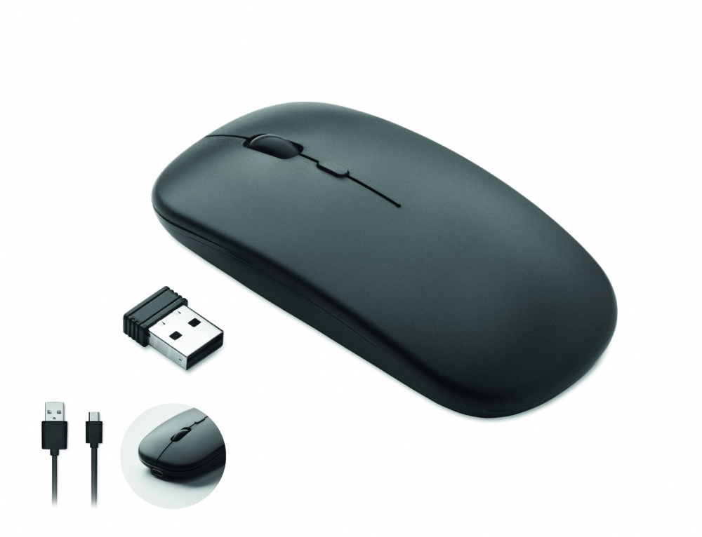 Logotrade promotional giveaway image of: Rechargeable wireless mouse