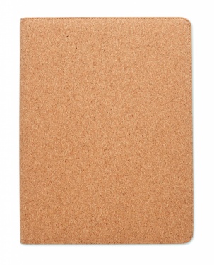 Logo trade promotional gifts picture of: A4 cork conference folder