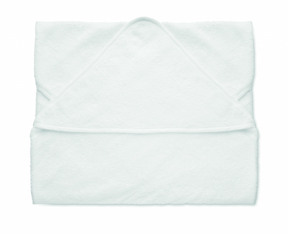 Logo trade corporate gifts picture of: Cotton hooded baby towel