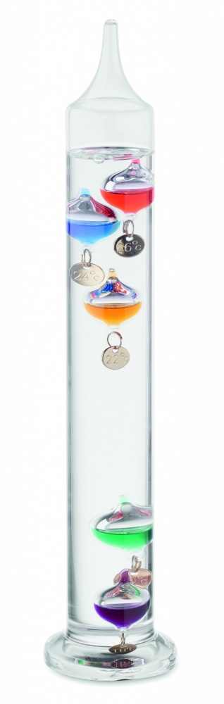 Logo trade corporate gift photo of: Galileo thermometer glass 28cm