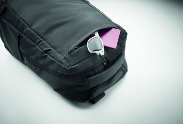 Logo trade advertising products picture of: A portable backpack trolley with wheels, made of 600D RPET polyester