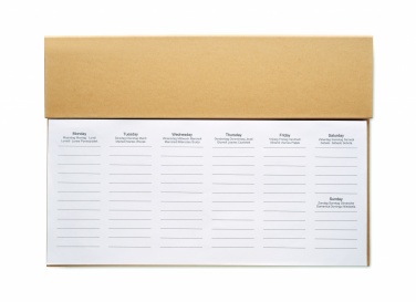 Logotrade corporate gift image of: Weekly desktop planner