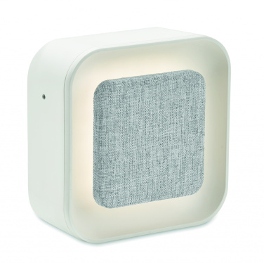 Logo trade promotional merchandise picture of: Recycled ABS/RPET alarm clock Stuttgart