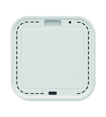 Logo trade corporate gifts image of: Recycled ABS/RPET alarm clock Stuttgart