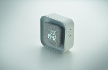 Logotrade promotional item picture of: Recycled ABS/RPET alarm clock Stuttgart