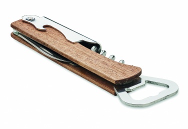 Logotrade business gift image of: 3 in 1 bamboo bottle opener WOOL