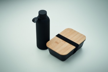 Logotrade promotional gift picture of: Lunch box bottle gift set