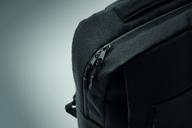 Logo trade promotional gift photo of: Slim 15 inch laptop backpack made of 600D RPET polyester with a 210D lining and customizable printing