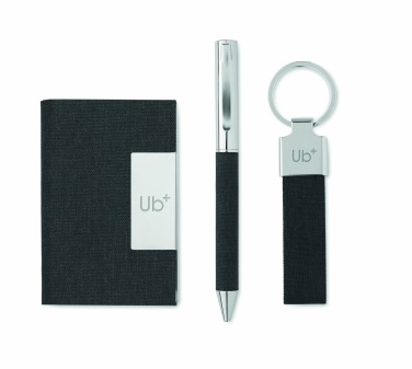 Logo trade promotional items image of: 3-piece gift set in a gift box with customizable printing