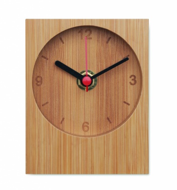 Logotrade corporate gifts photo of: Bamboo table clock