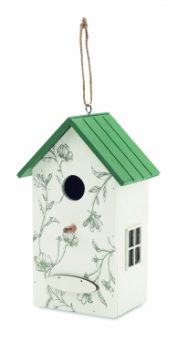 Logo trade business gift photo of: Bird house in plywood