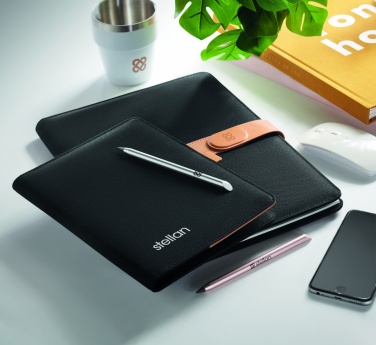 Logo trade advertising products image of: A4 RPET conference folder