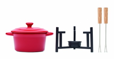 Logotrade promotional merchandise picture of: Ceramic fondue set 300 ml