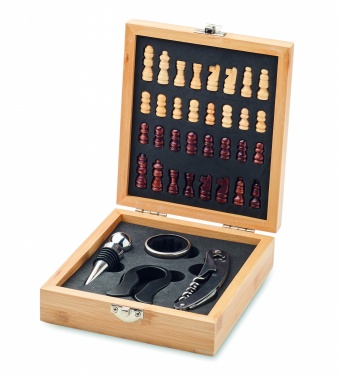 Logotrade promotional giveaways photo of: Chess board wine set
