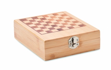 Logo trade corporate gifts picture of: Chess board wine set