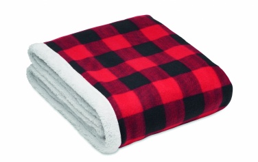 Logotrade promotional merchandise photo of: RPET sherpa fleece blanket