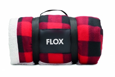 Logotrade advertising product picture of: RPET sherpa fleece blanket