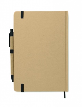 Logo trade promotional merchandise photo of: Caratil A5 notebook in recycled carton