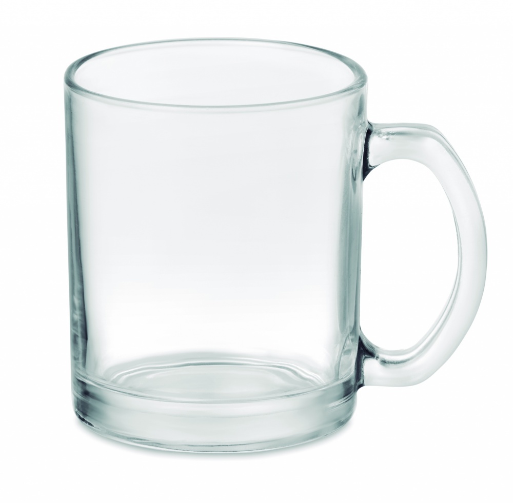 Logo trade advertising products image of: Glass sublimation mug 300ml