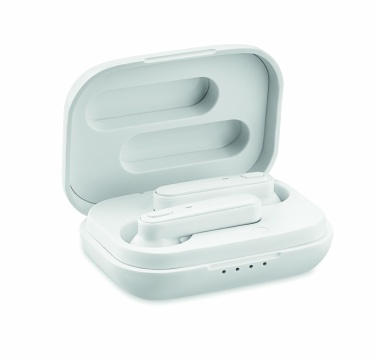 Logotrade business gift image of: TWS earbuds with charging base