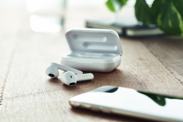 Logotrade advertising products photo of: TWS earbuds with charging base