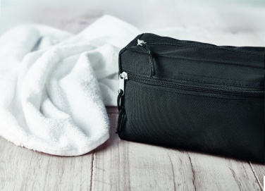 Logo trade promotional giveaways picture of: 600D RPET toilet bag