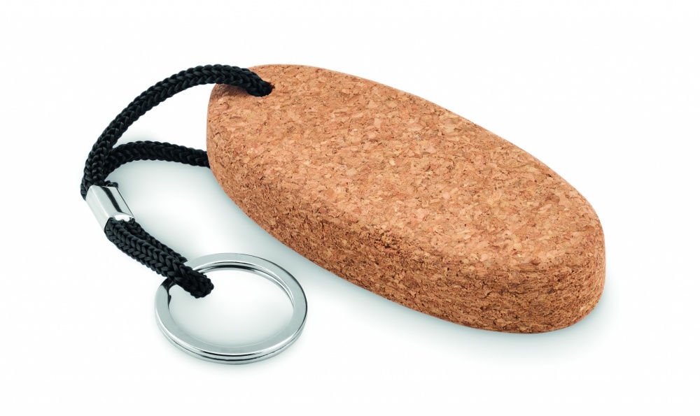 Logo trade advertising products image of: Floating cork key ring Lohja