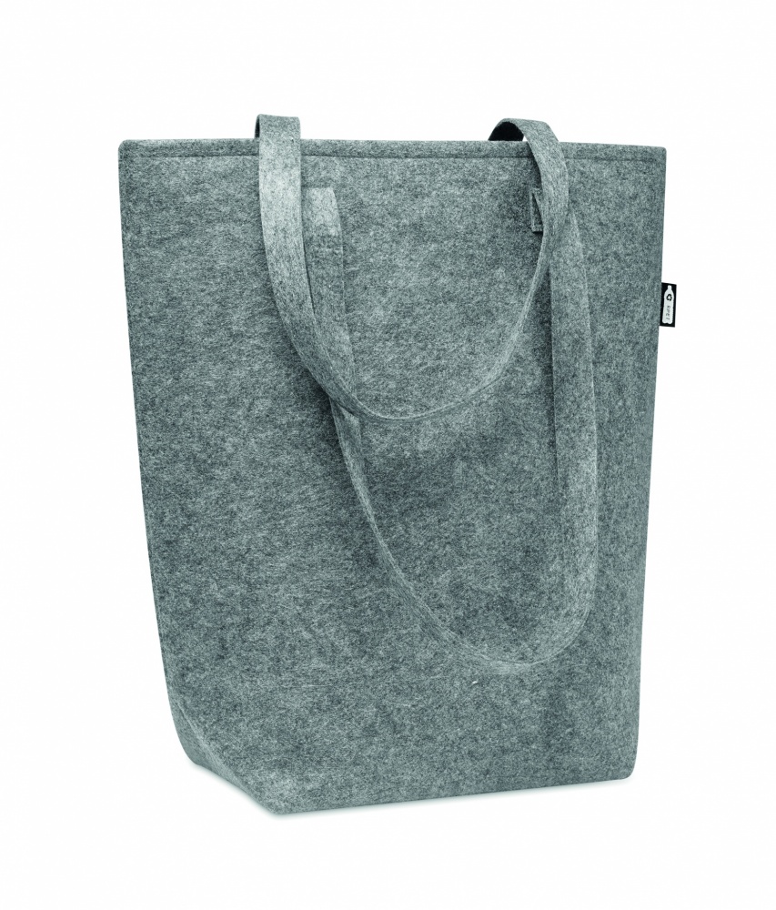 Logotrade advertising products photo of: RPET felt shopping bag