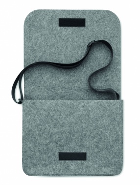 Logo trade promotional gifts image of: RPET felt laptop bag