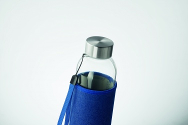 Logo trade corporate gift photo of: Glass bottle in pouch 500 ml