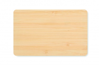 Logo trade corporate gifts image of: RFID card in bamboo material