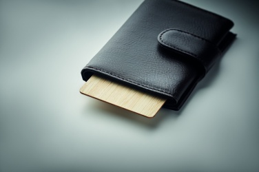Logotrade corporate gift image of: RFID card in bamboo material