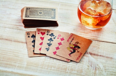 Logo trade promotional merchandise image of: Recycled paper playing cards