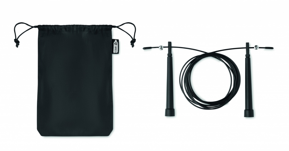 Logotrade advertising product image of: Speed jumping rope RPET pouch