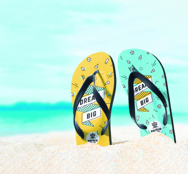 Logo trade promotional gifts picture of: Sublimation beach slippers