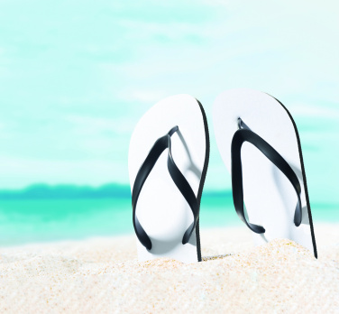 Logo trade advertising products image of: Sublimation beach slippers