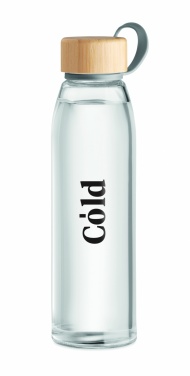 Logo trade promotional product photo of: Glass bottle 500 ml