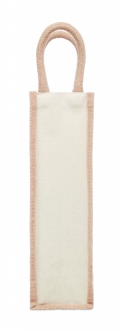 Logotrade promotional item image of: Jute wine bag for one bottle