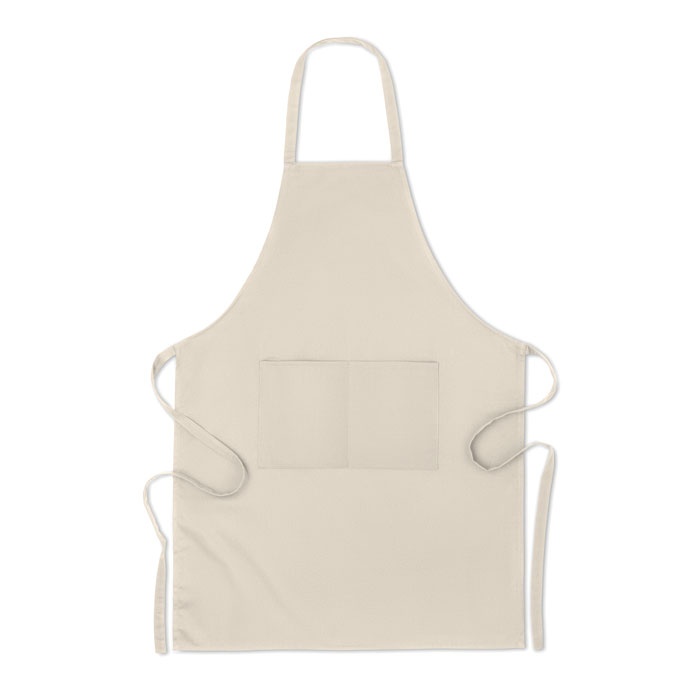 Logo trade promotional items image of: Organic cotton apron 200 gr/m²