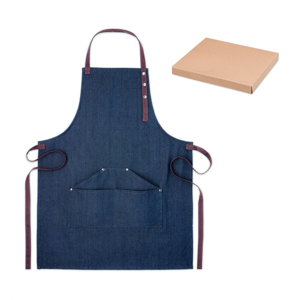 Logo trade promotional merchandise picture of: Denim apron 240 gr/m²