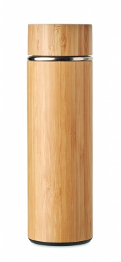 Logotrade promotional giveaway image of: Double wall flask 400 ml TAMPERE