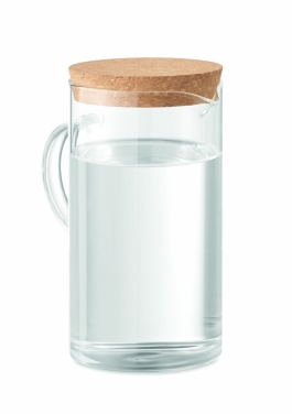 Logo trade advertising products image of: Borosilicate glass decanter 1L