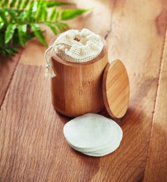 Logotrade promotional giveaway image of: Bamboo fibre cleansing pad set